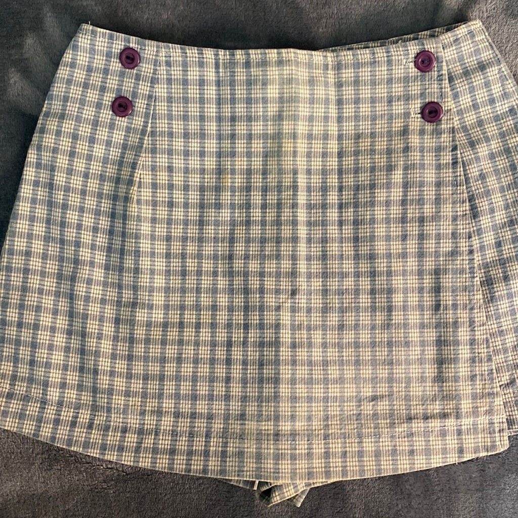 Cute Checked Skort